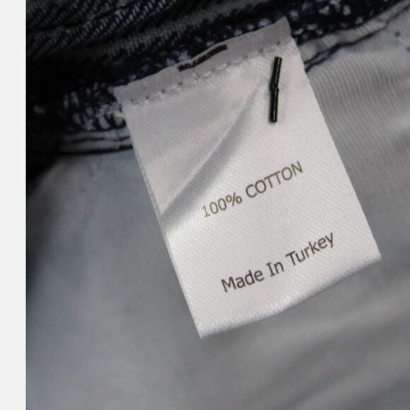 La Ligne Isadora High-Rise Railroad Stripe Wide-Leg Jeans 26 - Picture 8 of 9